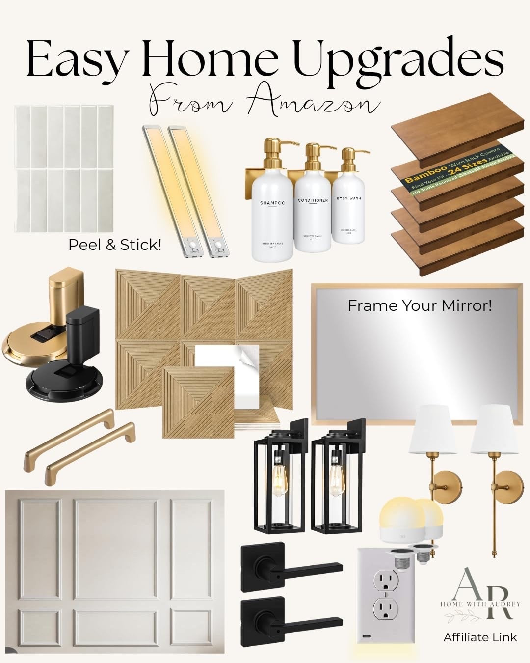 Discover quick and easy home upgrades from Amazon! From peel-and-stick backsplash to smart door handles, transform your space effortlessly.

#LTKHome