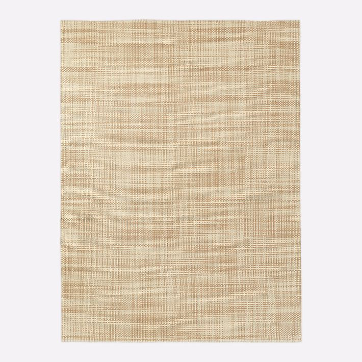 Mid-Century Heathered Basketweave Kids Rug | West Elm (US)