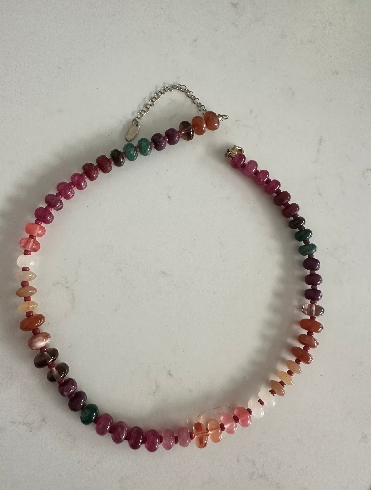 My necklace 30% off for a limited time! So cute for a little color around your face for spring! 
.
#anthropologie