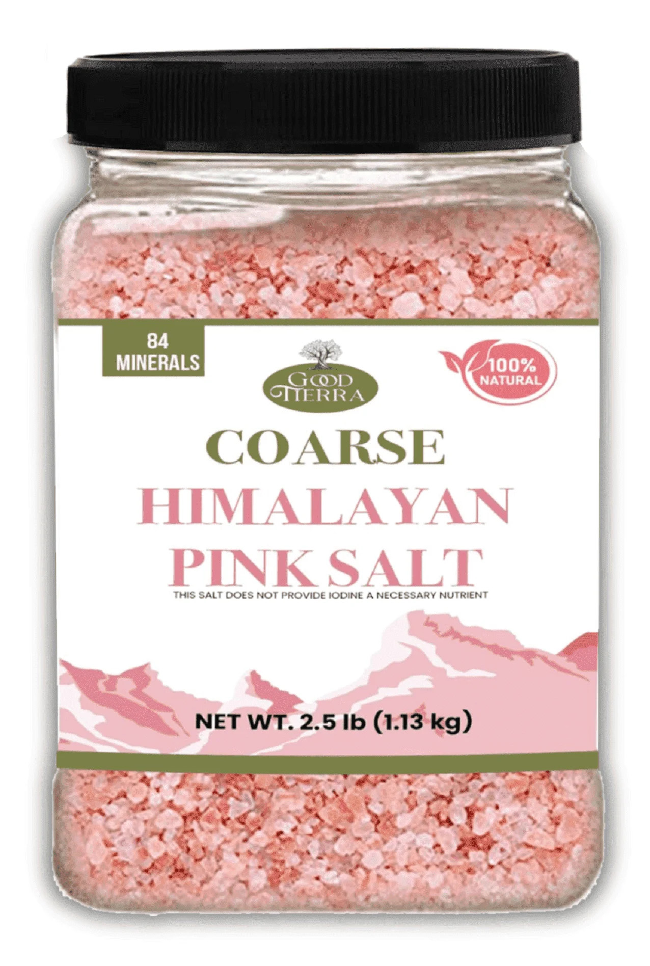 Himalayan Pink Salt Coarse Grain - Mineral-Rich Natural Salt Rock for Cooking, Grinder, Refill & ... | Walmart (US)