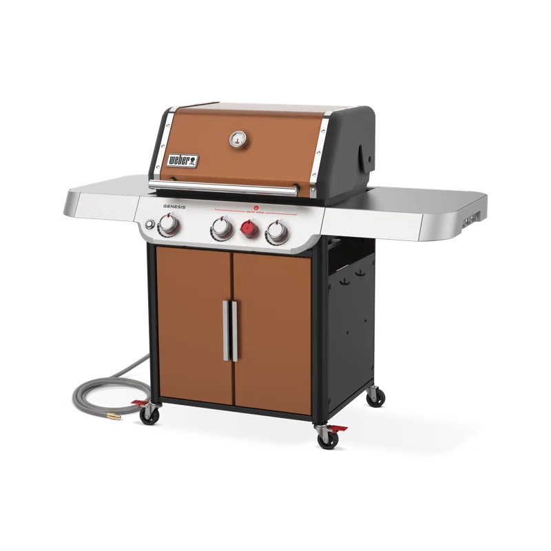 Genesis Weber 3 - Burner Free Standing 39000 BTU Gas Grill with Cabinet | Wayfair North America