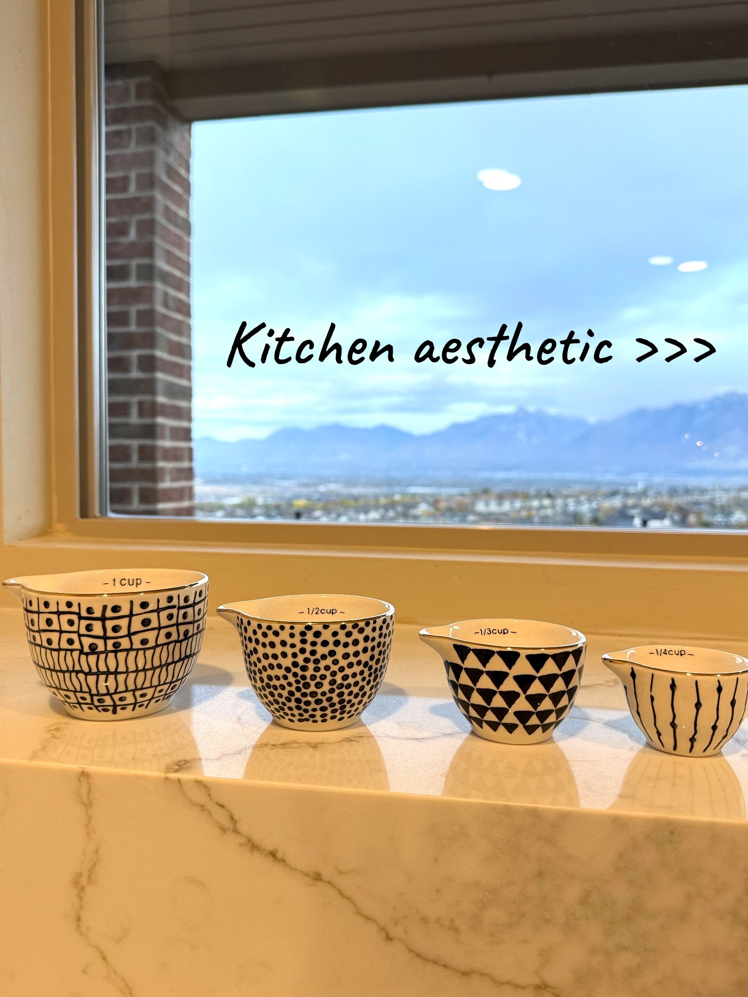 Because even your measuring cups deserve to match your mood ☕️ Patterned ceramics, mountain views, and slow mornings...that’s the vibe lately.

#LTKFindsUnder50 #LTKSaleAlert #LTKHome