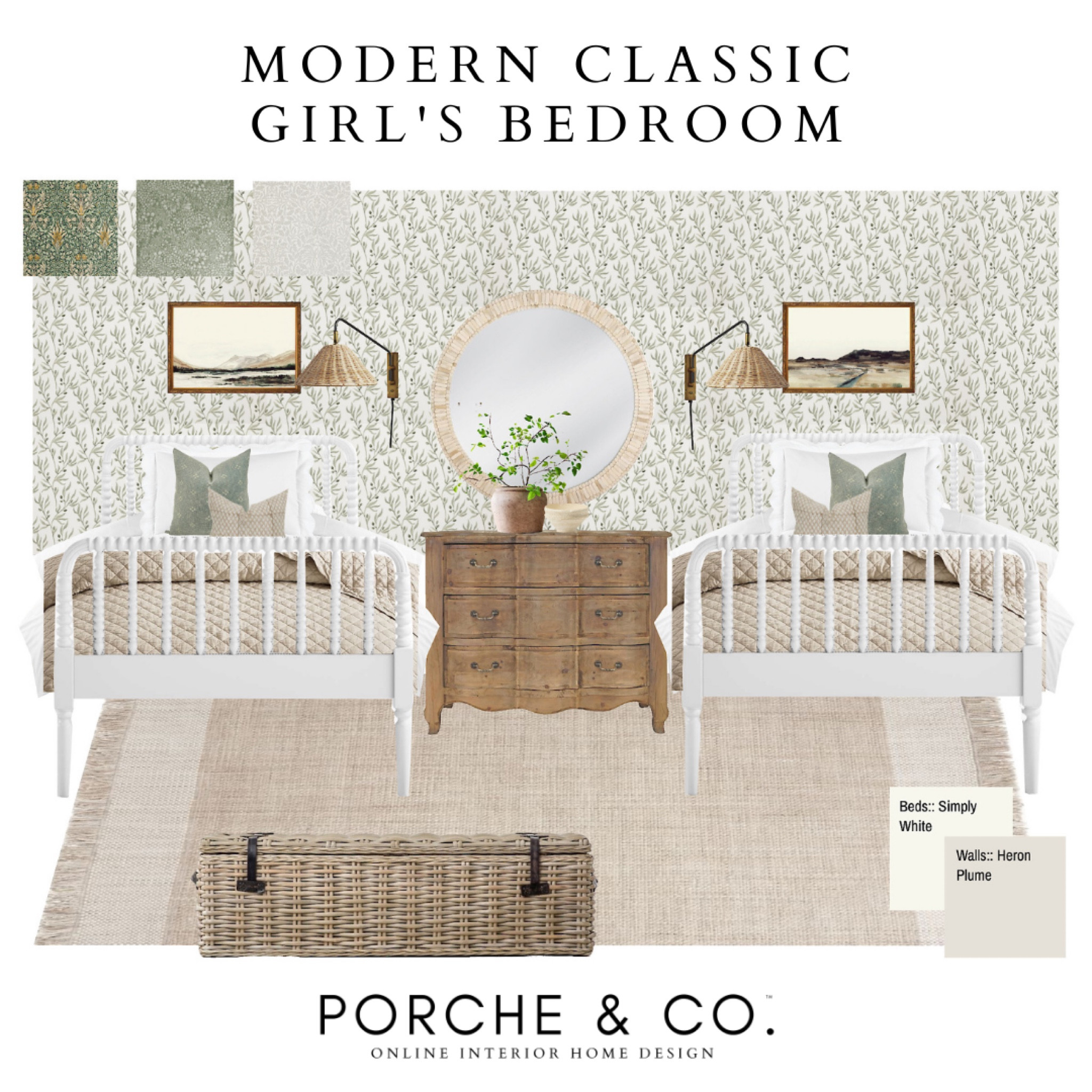 Girls room, transitional bedroom design, girls bedroom, young girls room #clientdesign #edesign #virtualinteriordesign

#LTKhome #LTKkids #LTKstyletip