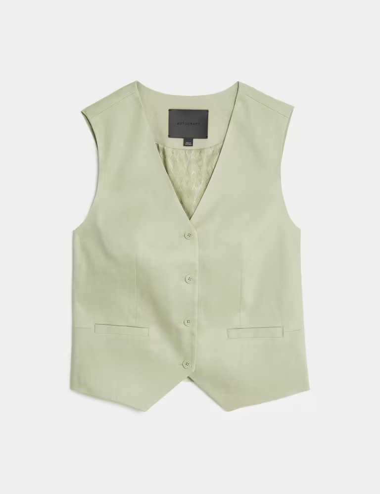 Linen Blend Waistcoat | Marks & Spencer (UK)