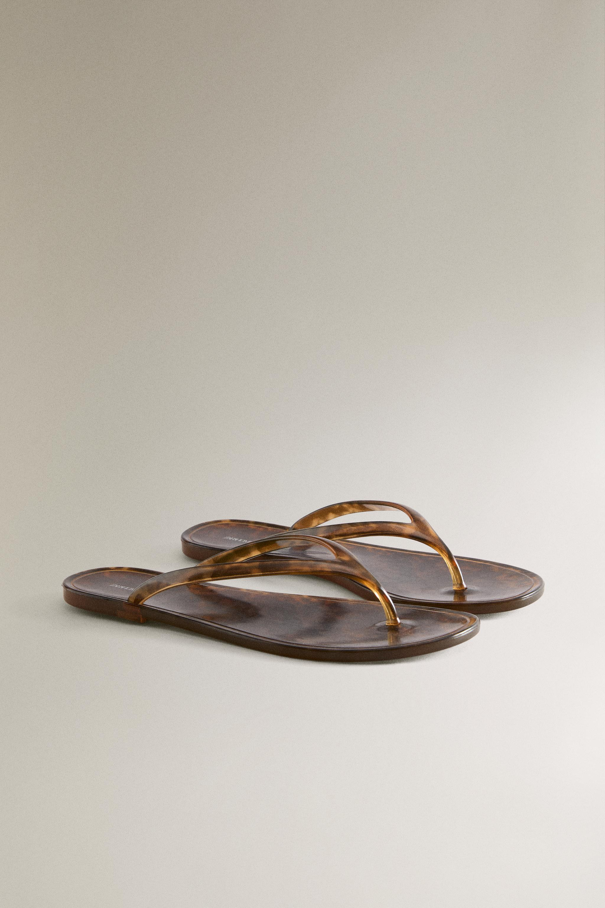 FLAT JELLY SANDALS | Zara US