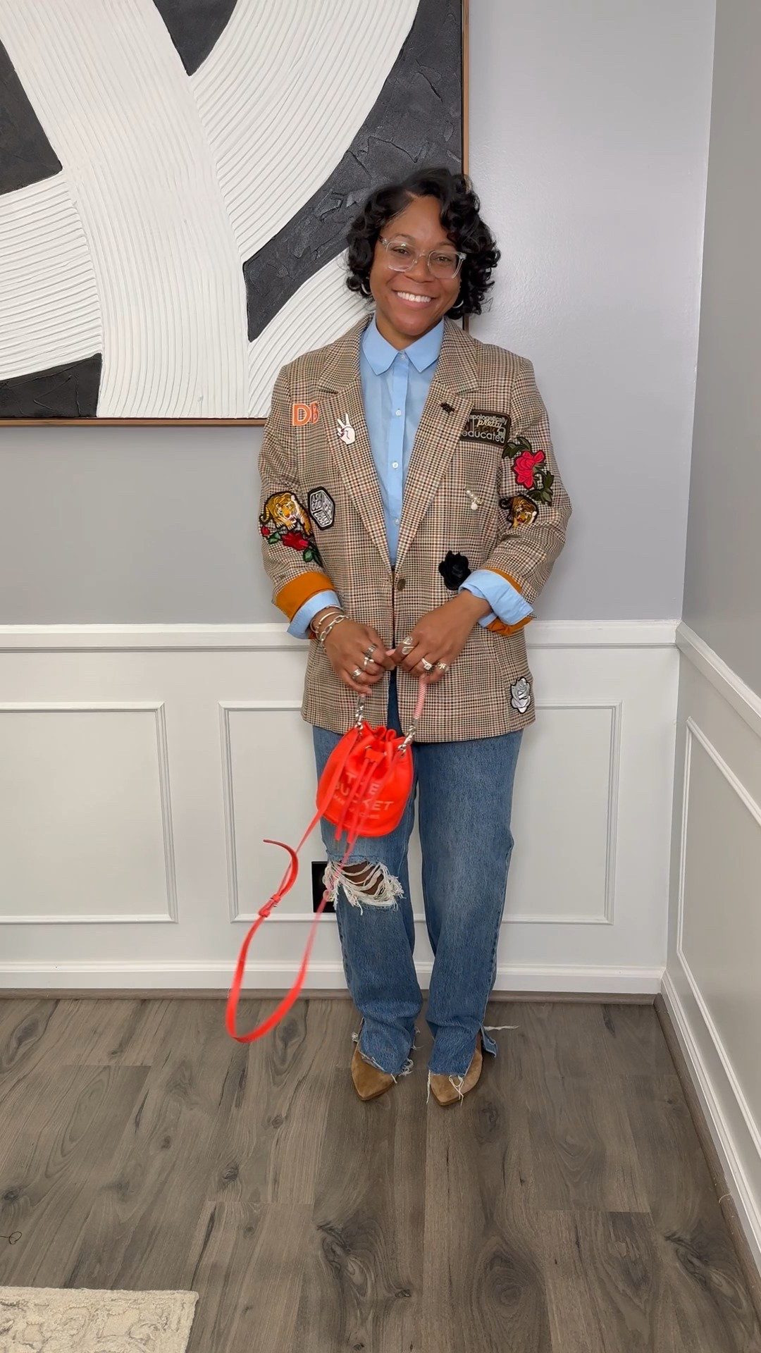 DIY PATCH BLAZER