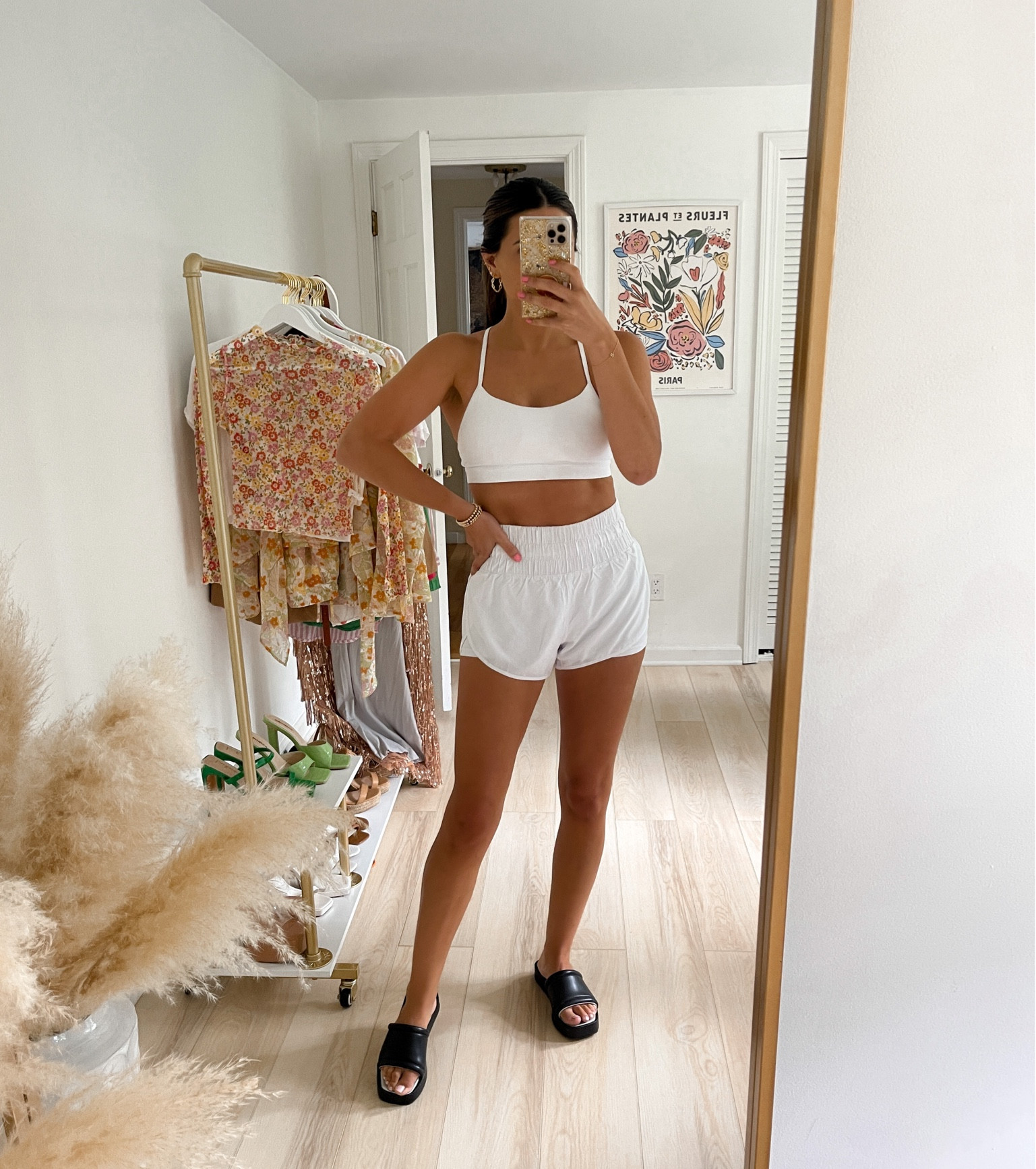 Amazon two piece workout set (shorts + sports bra)… runs TTS + quality is amazing.

Platform sandals are also very comfortable!

#amazonfashion #amazonfit #amazonactive #errandsoutfit #workoutwear

#LTKFitness #LTKstyletip #LTKunder50