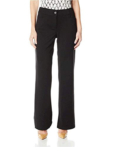 Riders by Lee Indigo womens Ponte Knit pants, Black, 8 US | Amazon (US)