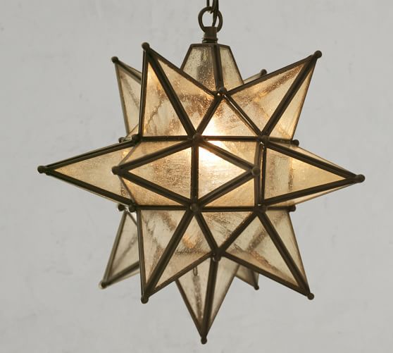 Olivia Outdoor Star Pendant | Pottery Barn (US)