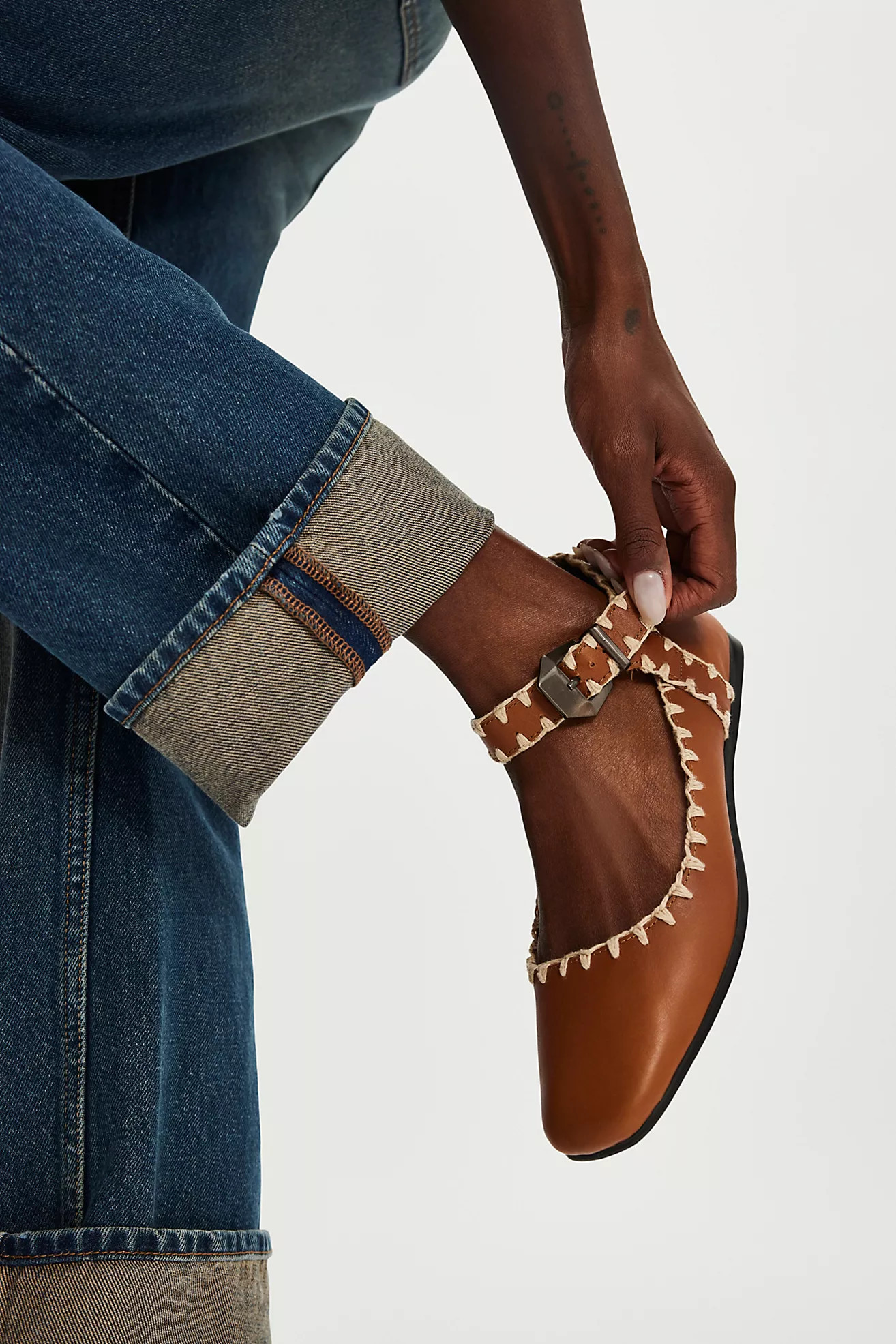 Crochet Mystic Mary Jane Flats | Free People (Global - UK&FR Excluded)