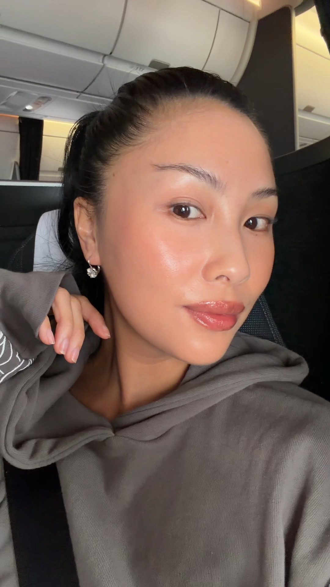 Face shield flex - medium 
Total eye- medium
Sheer matte powder - translucent 
Pressed foundation - tan natural
Blush - berry 
Lip gloss - coral

#LTKgrwm #LTKTravel #LTKselfcare
