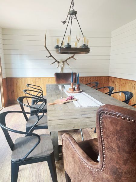 The perfect rustic reclaimed dining table for a cabin or vacation rental that seats 10! It’s on sale now under $1k #rusticmoderndiningroom #cabindecor #vacationrental

#LTKFind #LTKhome #LTKSeasonal