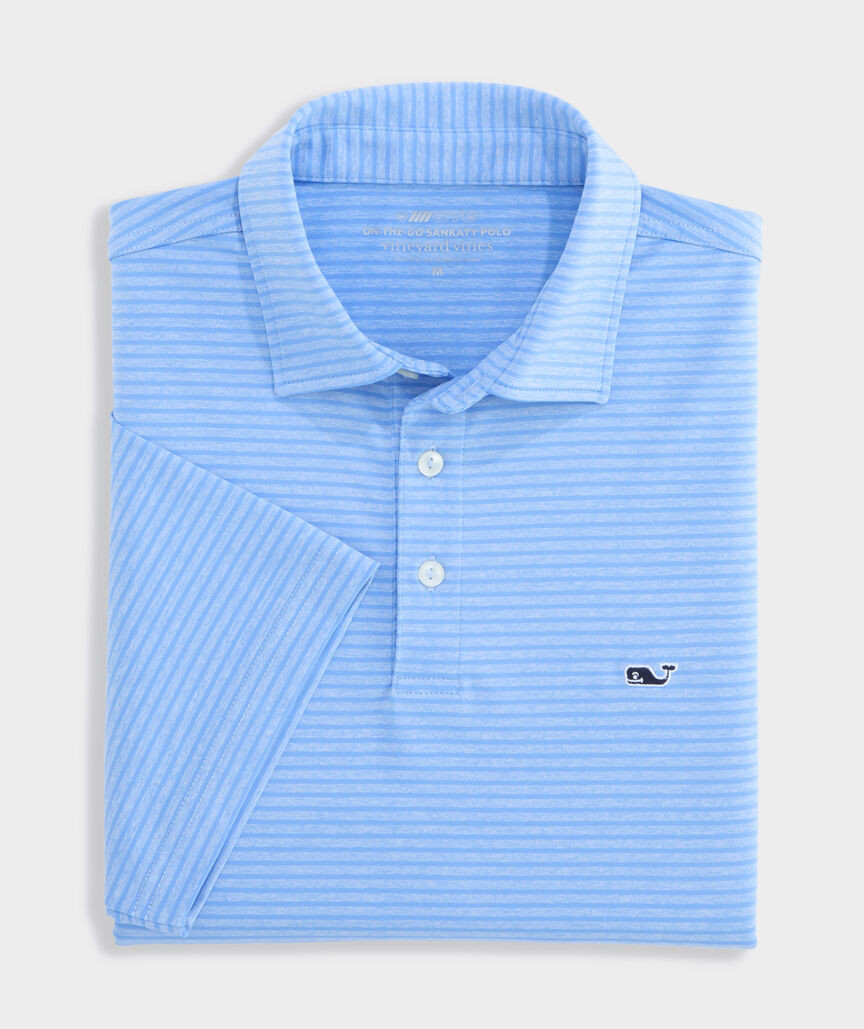 Performance Bradley Stripe Sankaty Polo | vineyard vines