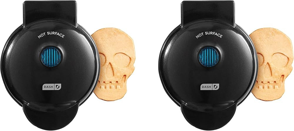Dash Mini Waffle Maker (2 Pack) for Individual Waffles Hash Browns, Keto Chaffles with Easy to Cl... | Amazon (CA)