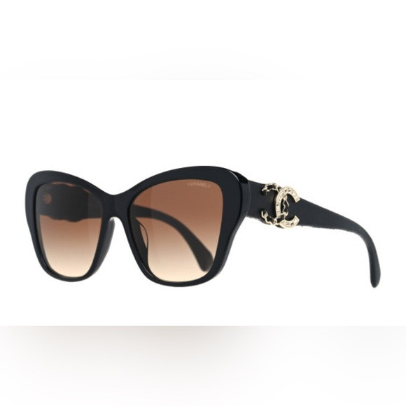 CHANEL Acetate Lambskin CC Sunglasses | Poshmark