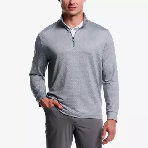 Textured Mockneck Men's Golf Quarter Zip | PGA TOUR Superstore