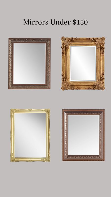 Mirrors Under $150 #mirrors #homedecor #interiordesign #wallmirror

#LTKstyletip #LTKhome #LTKFind