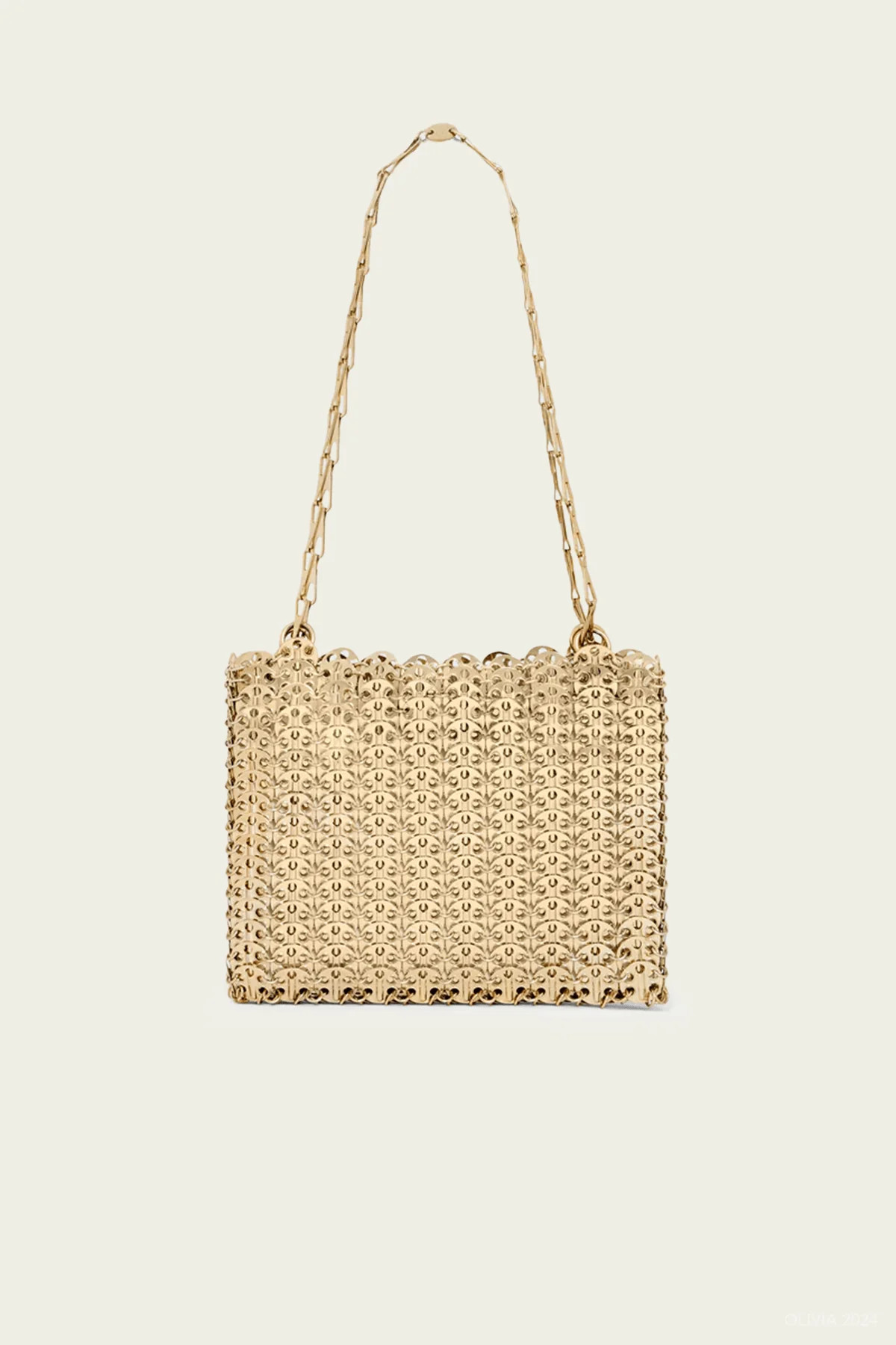 Iconic 1969 Shoulder Bag in Light Gold | Shop Olivia