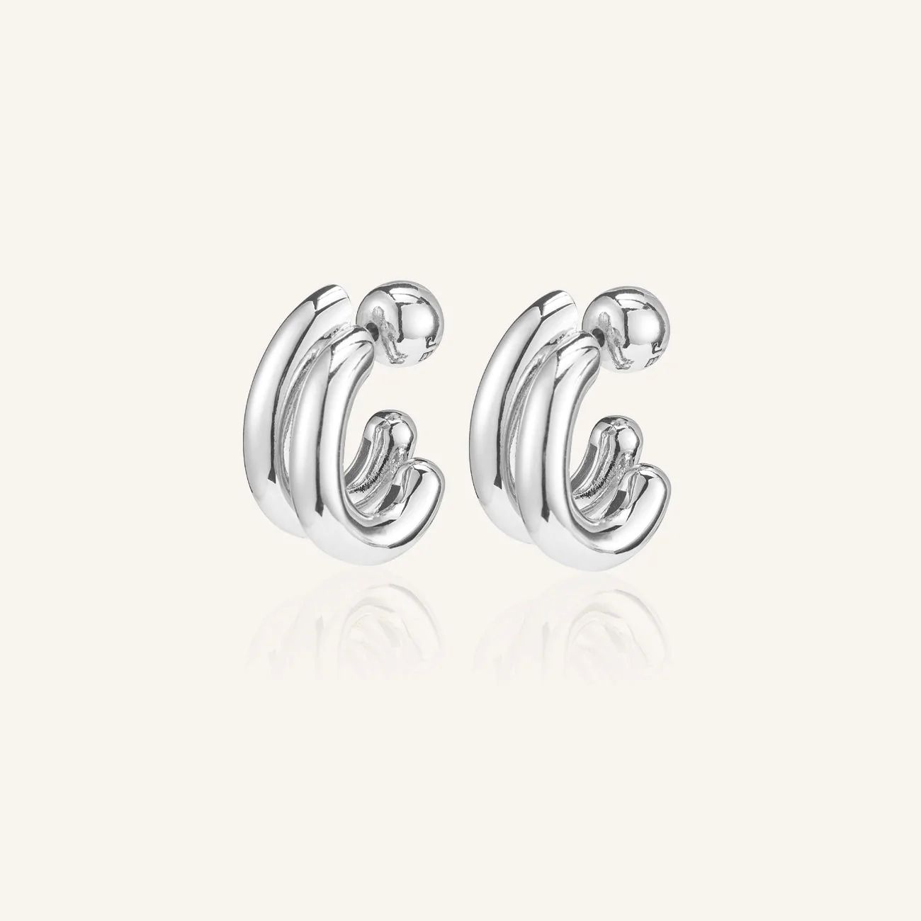 Florence Earrings Silver | Monarch Market