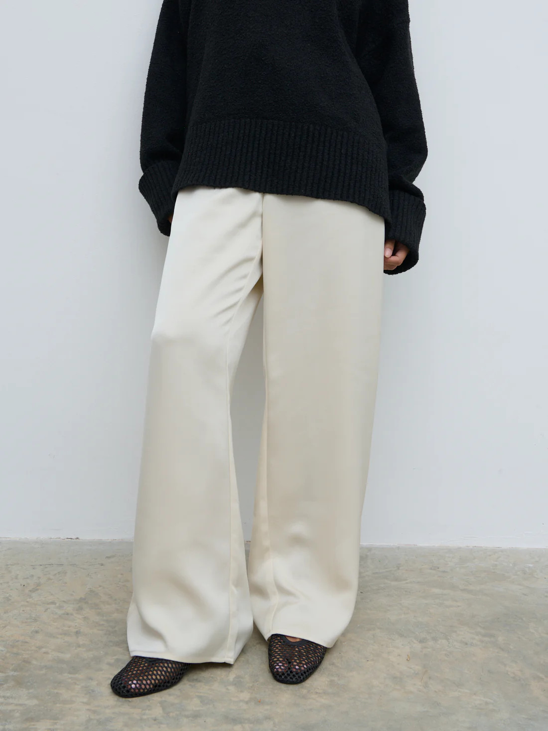 Breya Satin Drawstring Trousers | Pretty Lavish (UK)