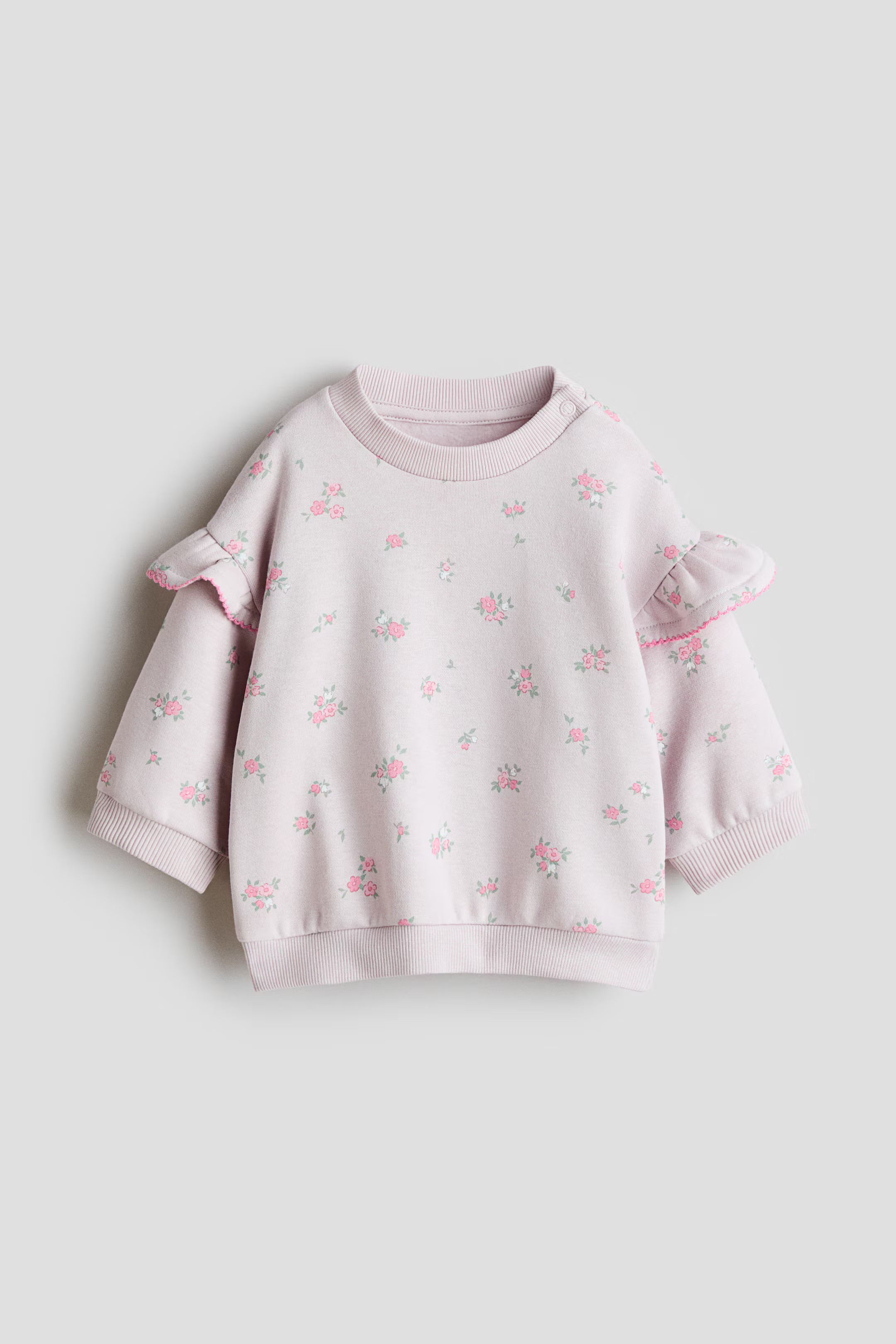 Ruffle-Detail Sweatshirt | H&M (US + CA)