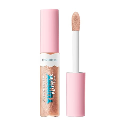 Covergirl Clean Fresh Yummy Plumper Lip Gloss, 740 Blingtastic, Shiny, Vegan Formula, Easy to Apply, Minty Flavor, 0.33oz | Amazon (US)