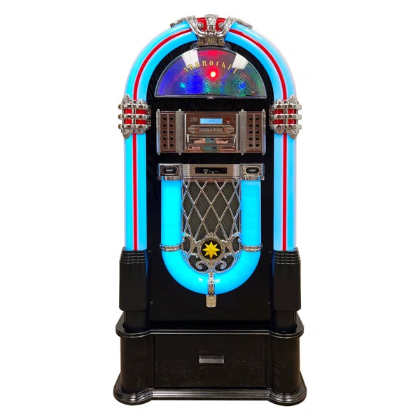 Arkrocket Taurus II Jukebox with Stand Vinyl Record Player Retro Turntable | Wayfair Professional