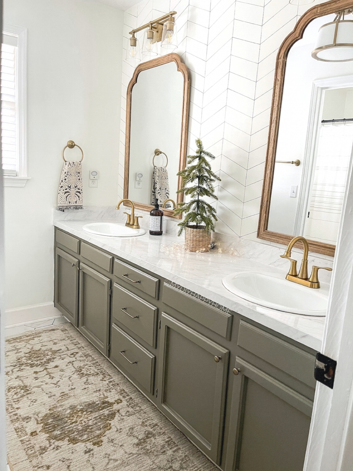 My bathroom vanity finally got a new paint job! No more chipped, peeling paint!!!

#LTKSeasonal #LTKhome #LTKHoliday