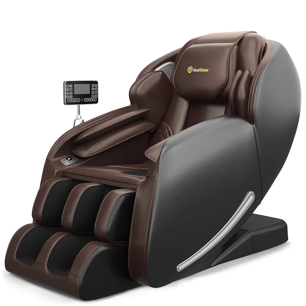 Real Relax Massage Chair Favor-06, Full Body Zero Gravity SL-Track Shiatsu Massage Recliner Chair... | Amazon (US)
