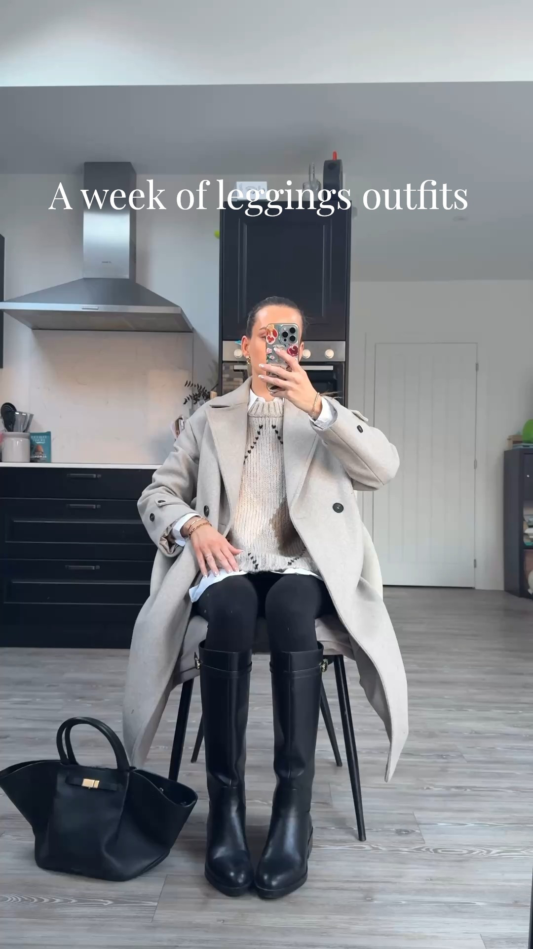 A week of leggings outfits 🖤 my all time favourite super soft leggings. Can pair them with knee high boots - I love this new riding boot style! Chunky boots , trainers , mules , uggs…. I find them such an easy and comfy base - especially when it’s so cold. (The first coat shows up with a black coat on the images below) 

Zara new in 
January outfit 
Mum style 
Brown outfit 
Knee high boots 
Faux fur coat 

#LTKstyletip #LTKwinter #LTKuk