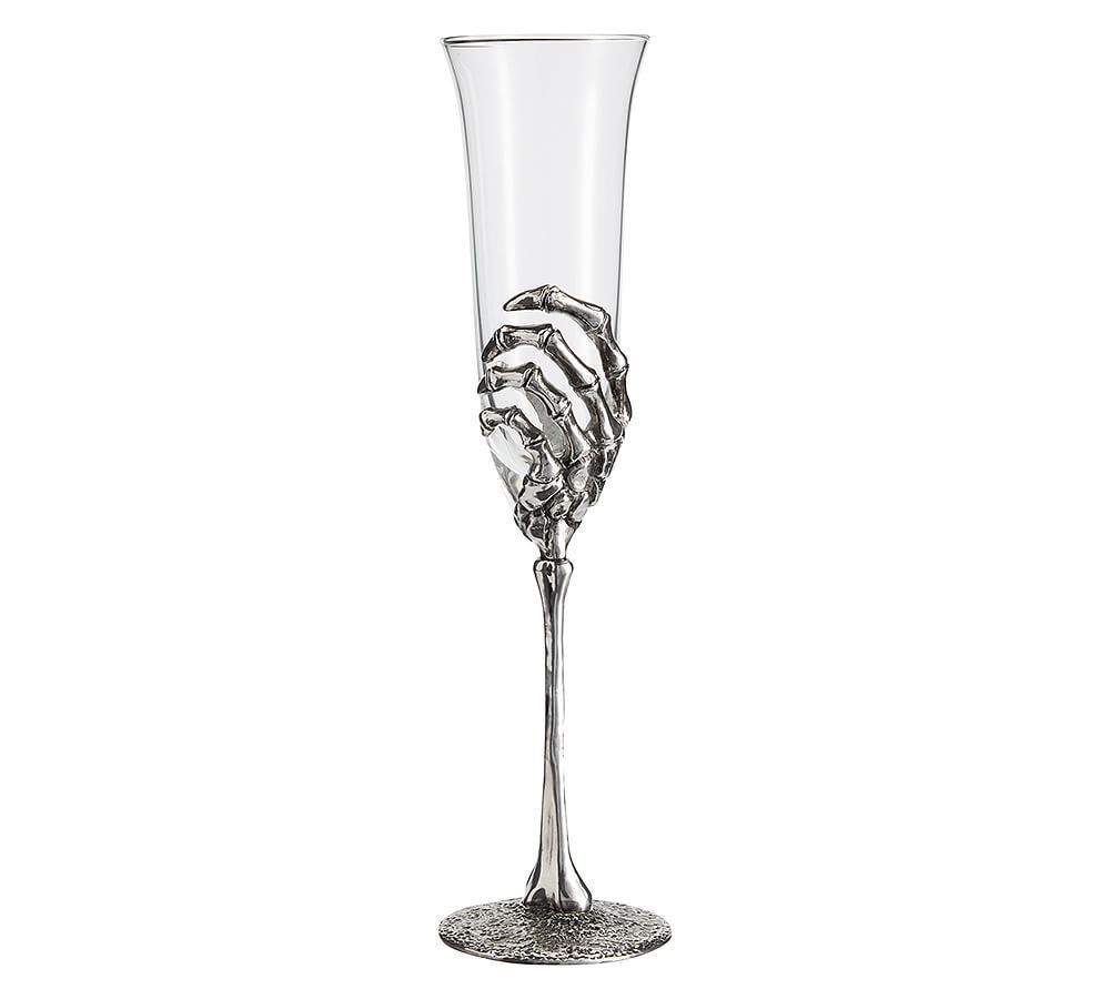 Skeleton Hand Champagne Glass | Pottery Barn (US)