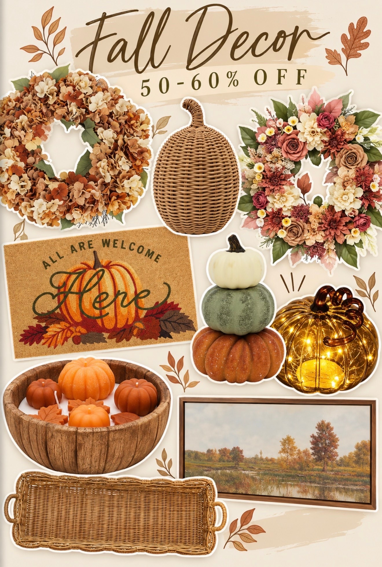 Fall decor finds 50-60% off at Michael’s 🍂 
@Michaels

#LTKSeasonal #LTKHome