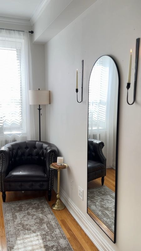 Styling a blank wall in my home office! I love this arched mirror from Amazon so much & it’s under $100

#LTKfindsunder100 #LTKhome