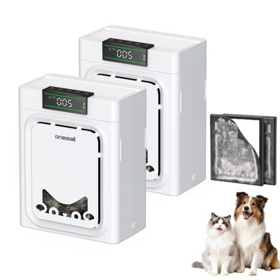 Oneisall PP02 Combo Set Pet Air Purifier with HEPA Washable Filter, for Home Large Room Up to 2200Ft², Remove Pet Hair | Target