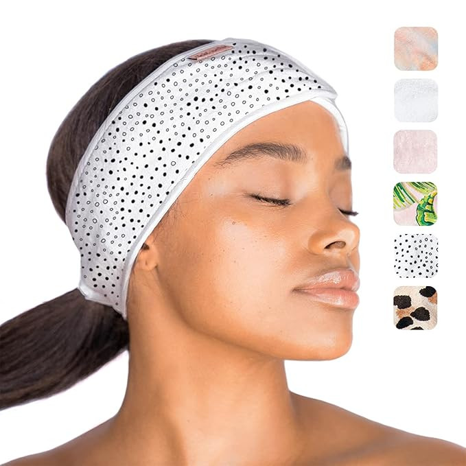 Kitsch Spa Headband - Microfiber Makeup Headband for Washing Face | Multi Functional Skincare Hea... | Amazon (US)