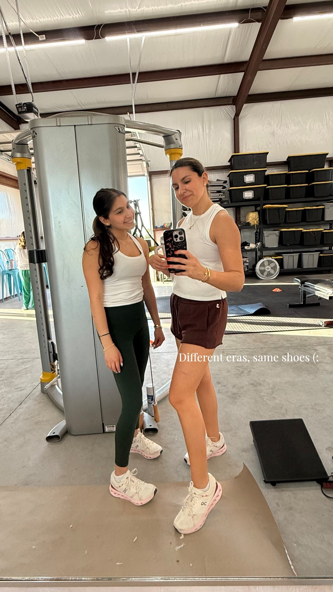 Tennis shoes for ALL generations 😂 