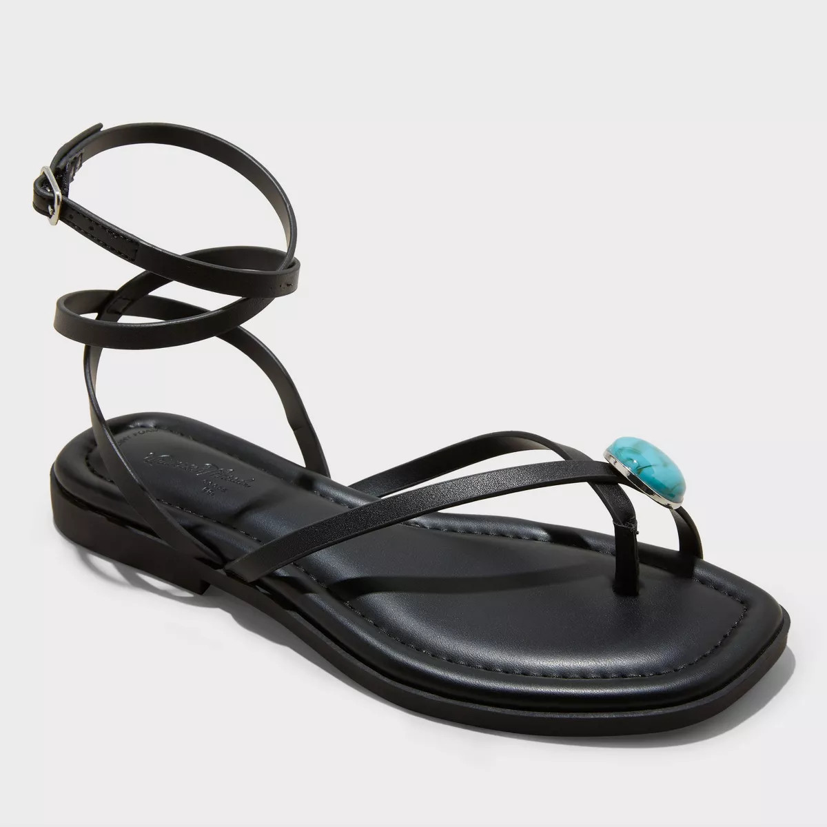 Women's Elizabeth Ankle Strap Sandals with Memory Foam Insole - Universal Thread™ Cognac 8 | Target