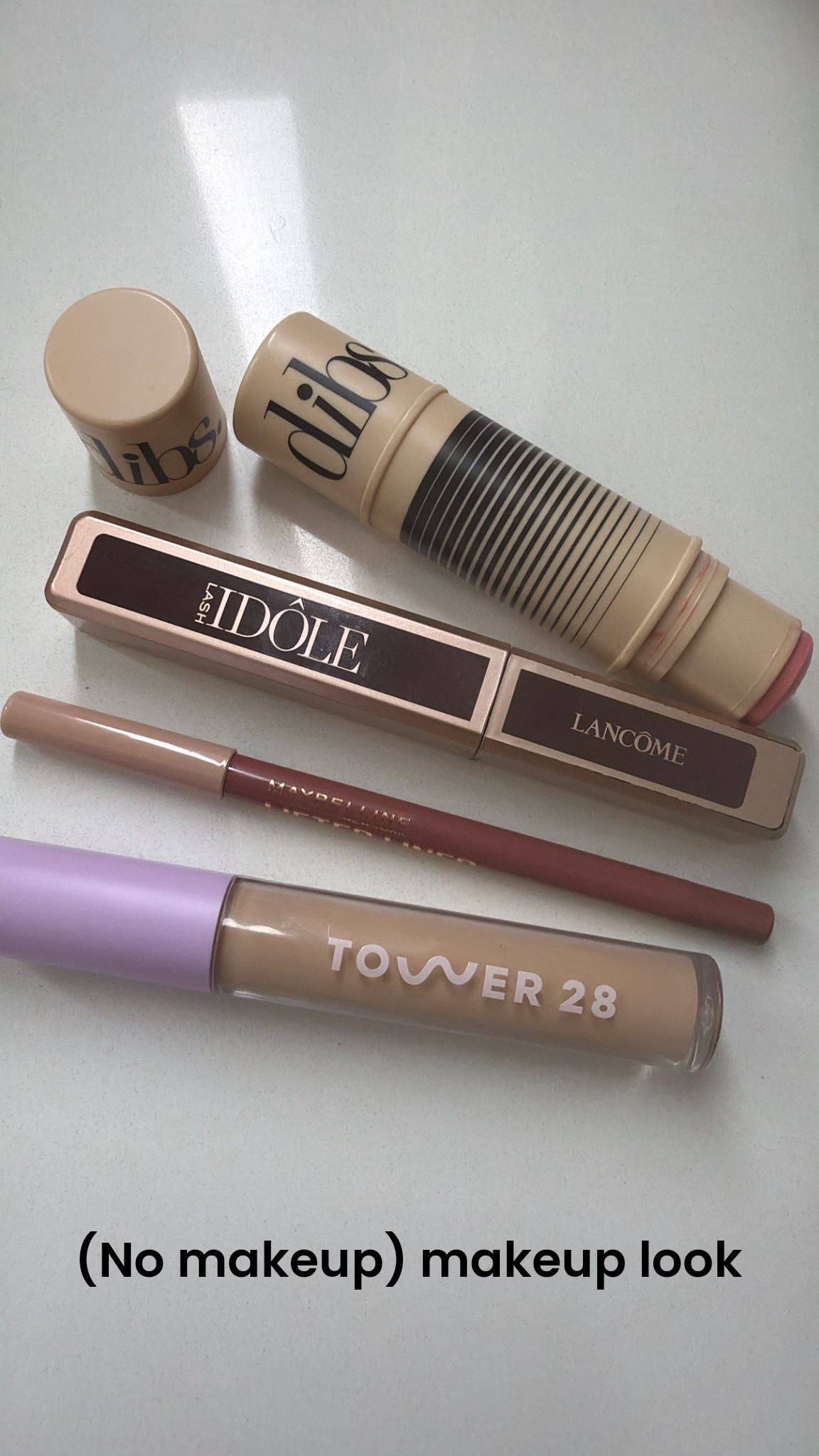 DIBS in shade 2 “You do you”
Tower 28 concealer in shade “EP”
Lance mascara in brown 
Maybeline letter liner in shade “big lift”


#LTKFindsUnder50 #LTKBeauty #LTKStyleTip