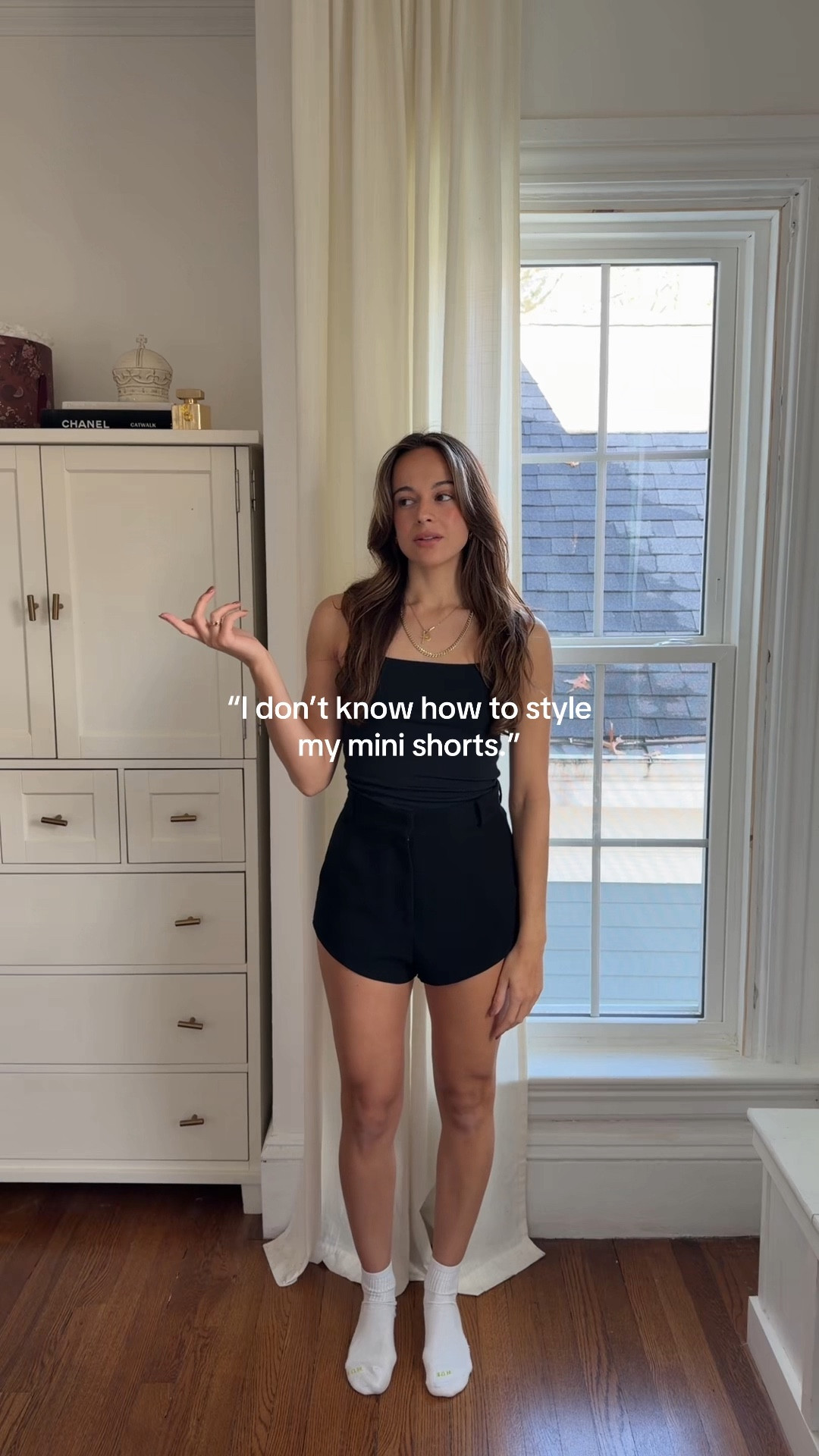 mini shorts are fun to style 

#LTKStyleTip