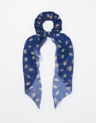 AEO Floral Scarf Scrunchie | American Eagle Outfitters (US & CA)