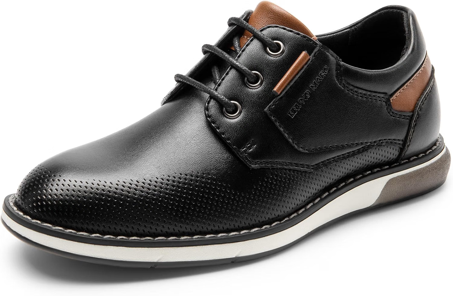 Bruno Marc Boy's Casual Dress Oxford Sneaker | Amazon (US)