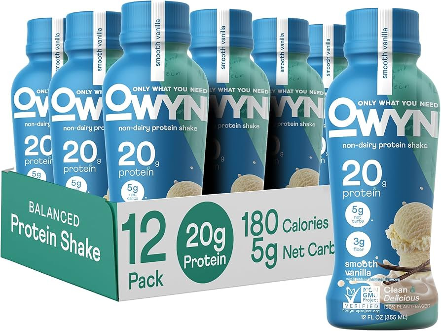 OWYN Only What You Need Plant Based Protein Shake, 20g Vegan Protein from Organic Pumpkin seed, F... | Amazon (US)
