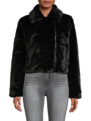 Apparis Tracey Faux Fur Moto Jacket on SALE | Saks OFF 5TH | Saks Fifth Avenue OFF 5TH