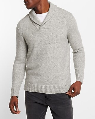 Shawl Collar Popover Sweater | Express