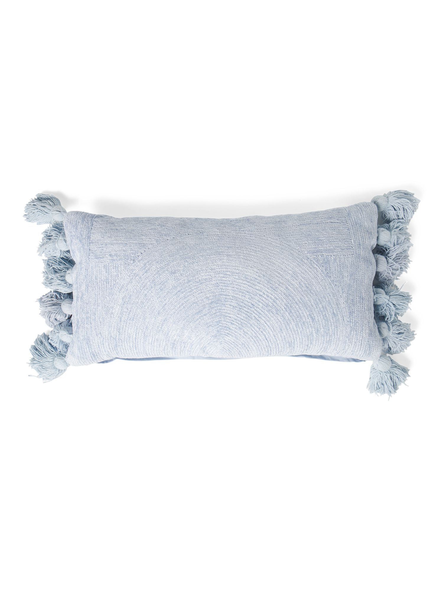 14x26 Chateau Chenille Textured Tassel Pillow | TJ Maxx