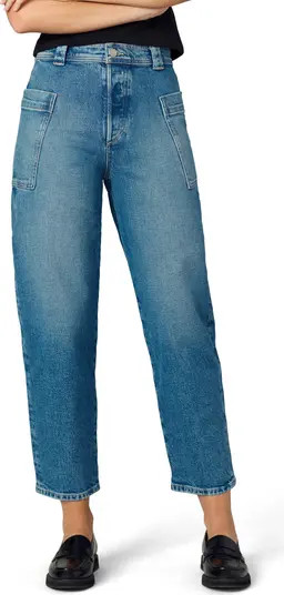 The Phoebe Patch Pocket Crop Straight Leg Jeans | Nordstrom Rack