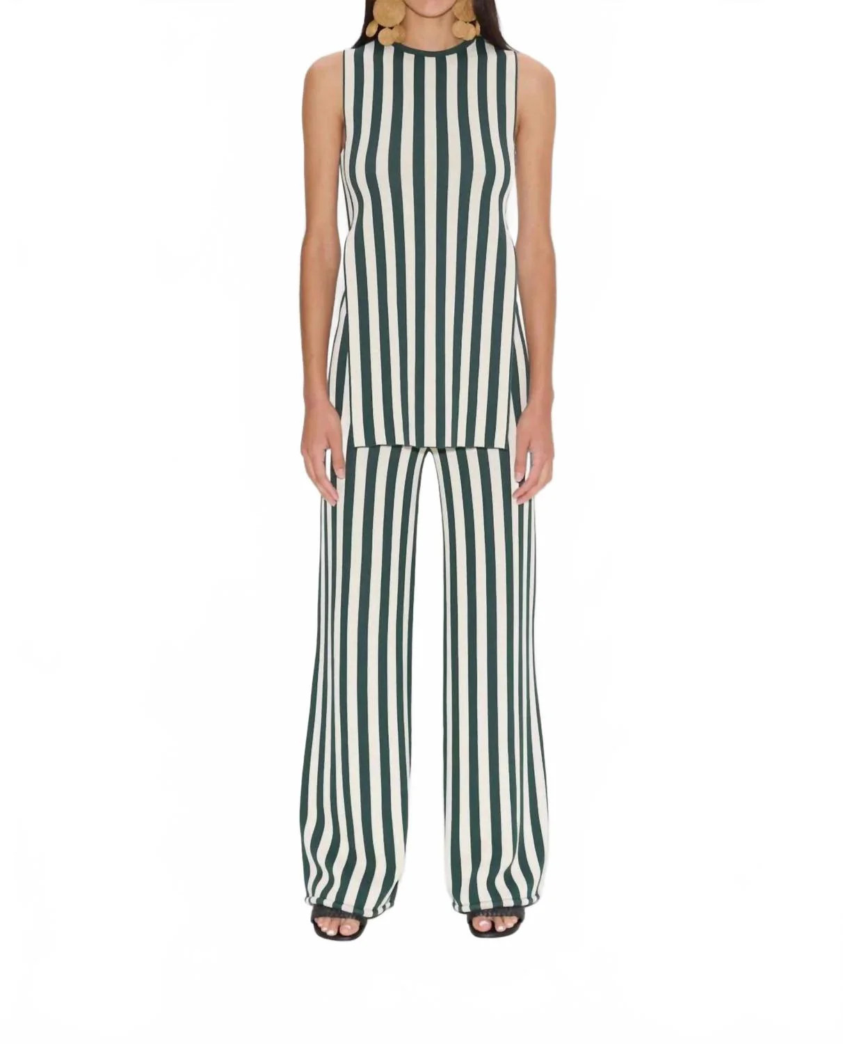 Jabber Knit Straight Leg Pant In Gummy Green | Shop Simon