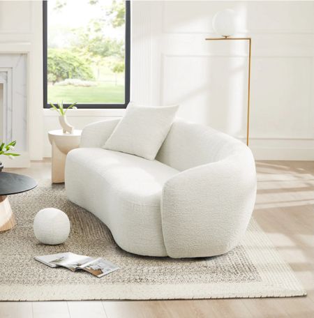 The curve on this sofa is my favorite 

Organic modern / living room / affordable furniture/ 

#LTKHome #LTKSaleAlert #LTKStyleTip