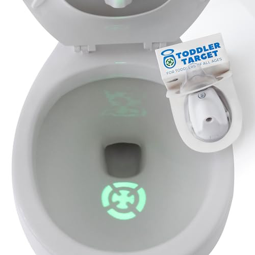Toddler Target Adjustable Potty Toilet Target with Motion Sensor, Bullseye Illumination, and Nightlight, Precision Training - Ideal for Boys' Potty Training | Amazon (US)