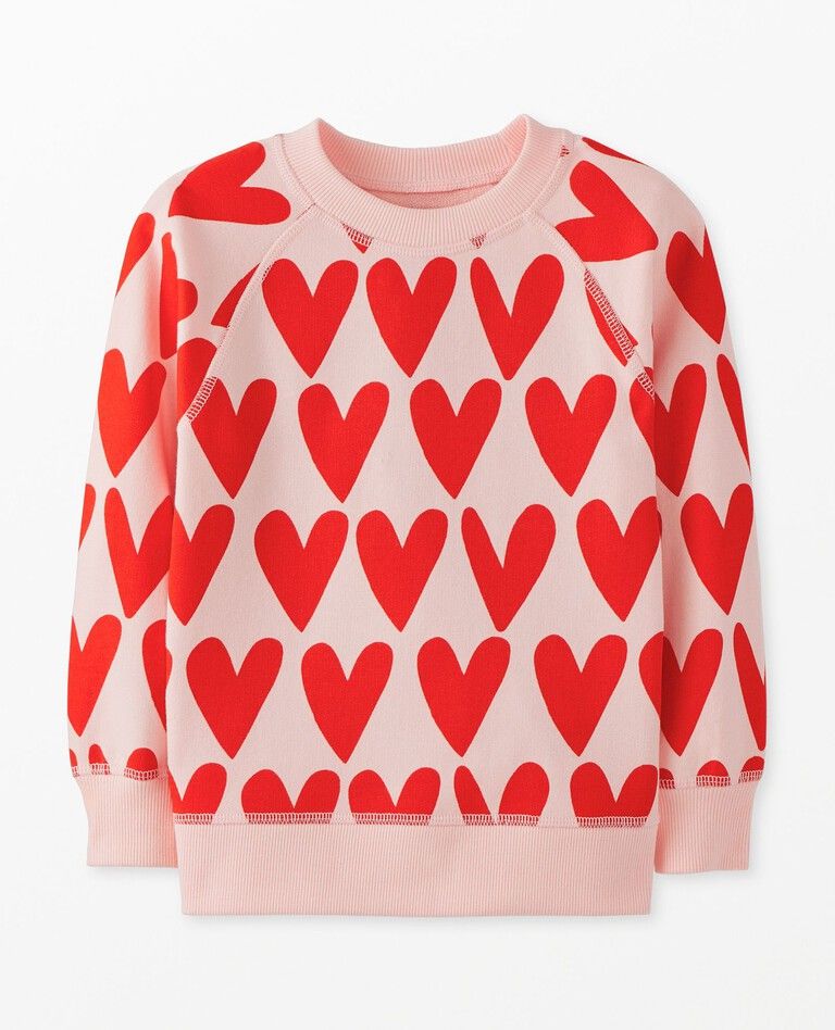 Valentines Print French Terry Sweatshirt | Hanna Andersson